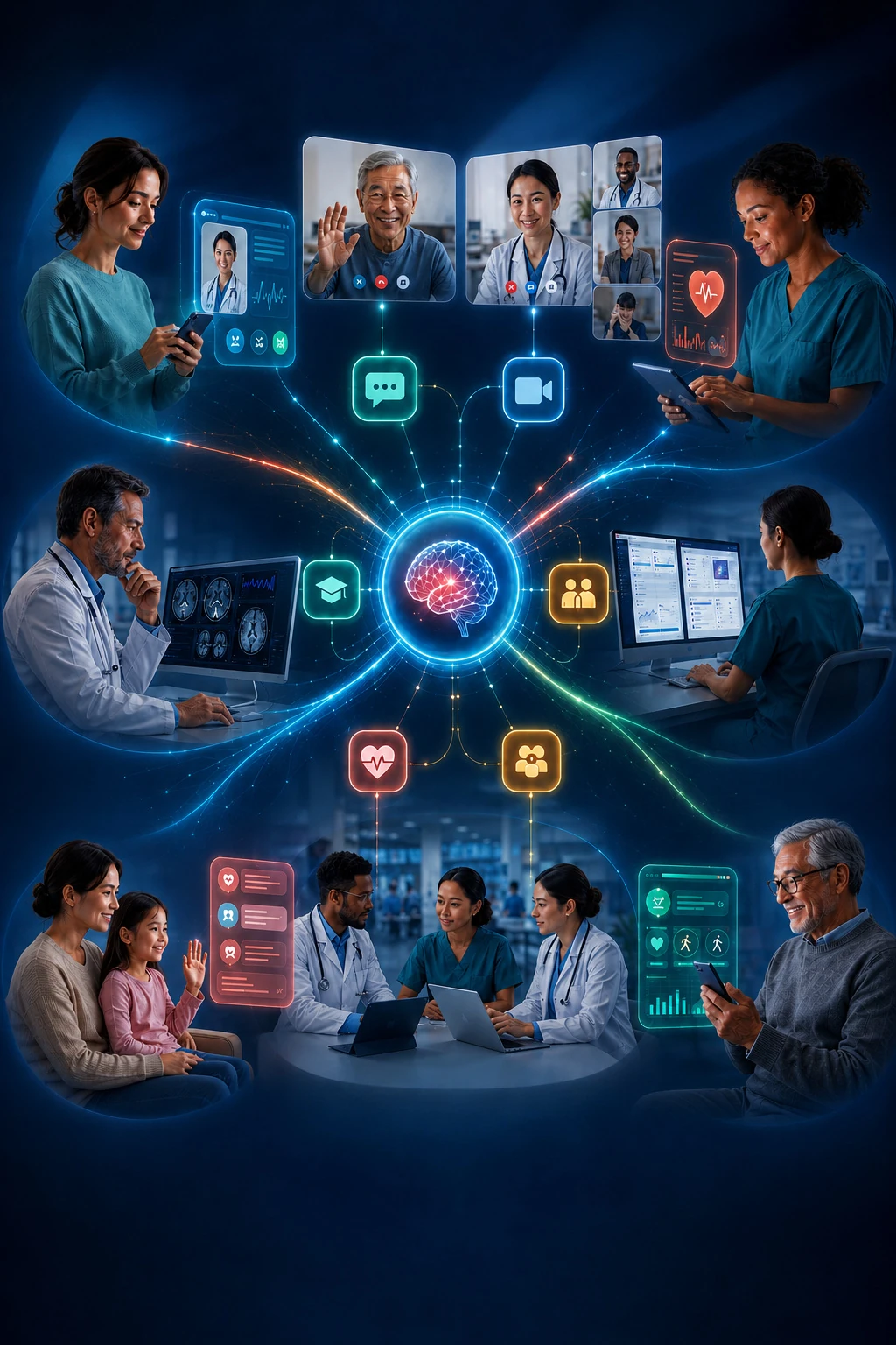 Unified platform linking patients, clinicians and teams