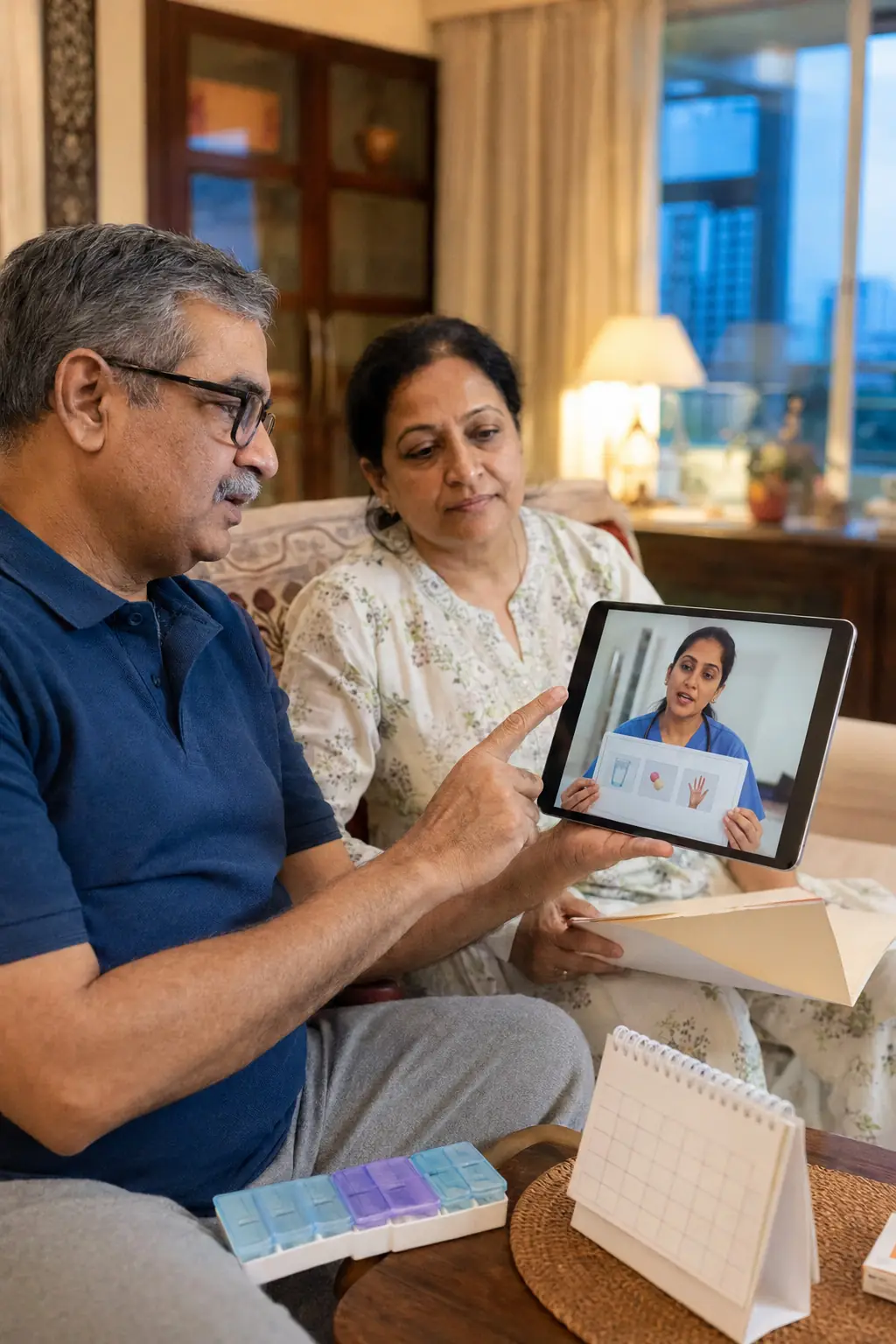 Patient and clinicians connected after office hours